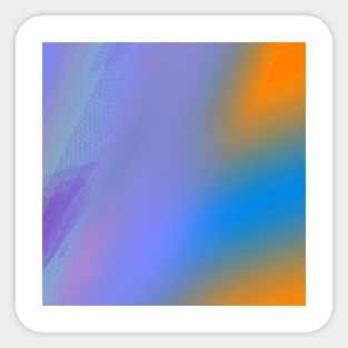 blue green orange abstract texture background pattern Sticker